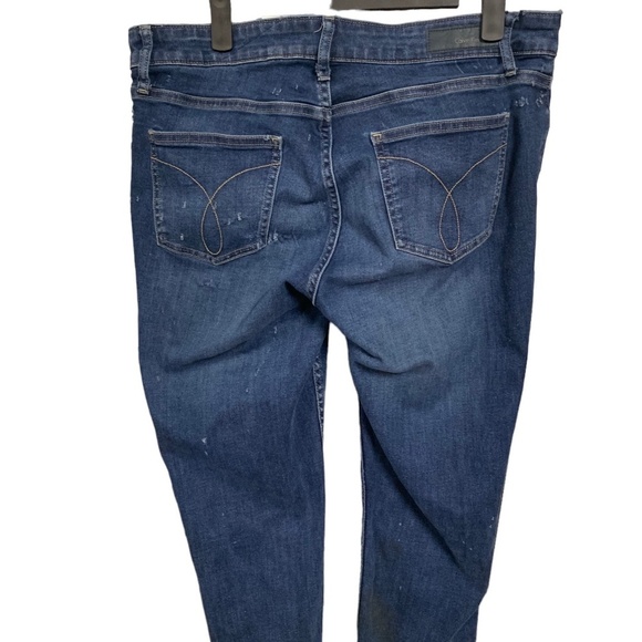 Women's Blue Calvin Klein Designer Jean - Picture 2 of 3